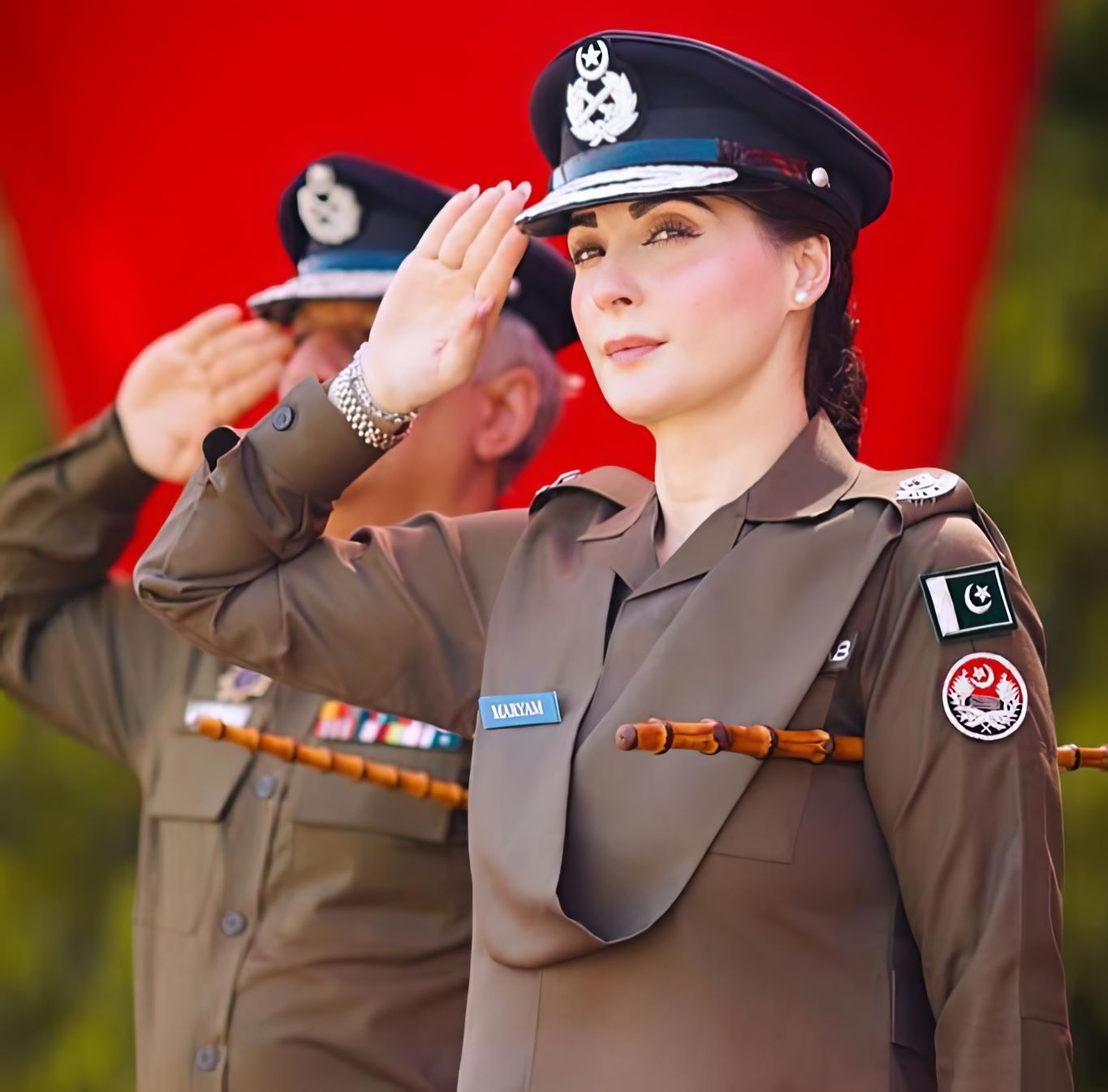 punjab police said that punjab cm maryam nawaz sharif is entitled to wear the police uniform